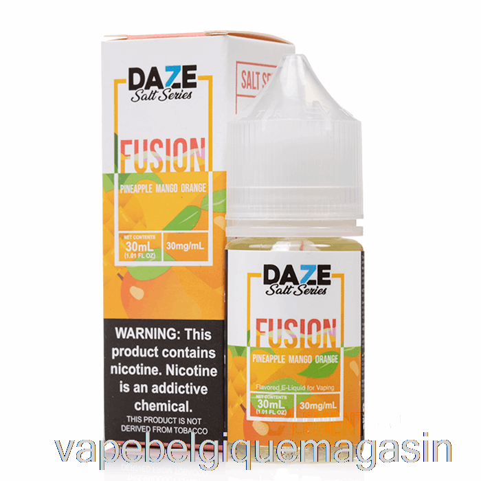 Vape Juice Ananas Mangue Orange - 7 Daze Fusion Salt - 30ml 30mg